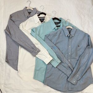 Ralph Lauren Men's Classic & Custom Fit Button-Down Shirt Bundle